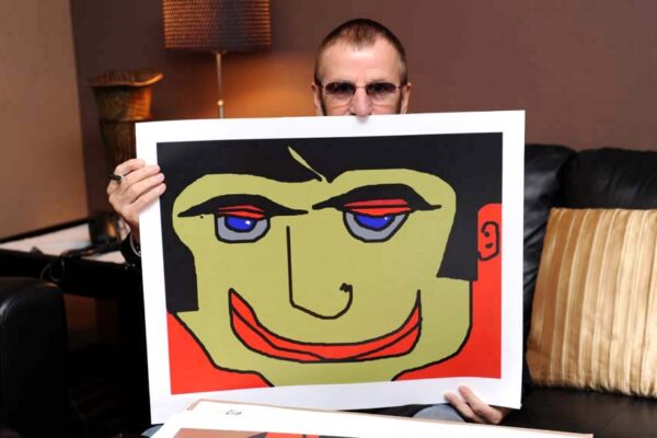 Eye Lidded Ringo Starr Art