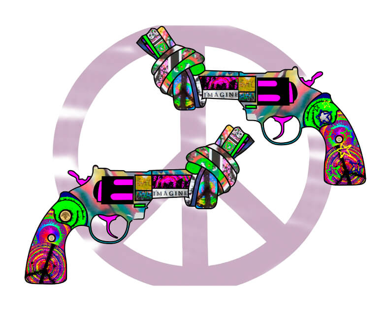 Knotted Peace Gun