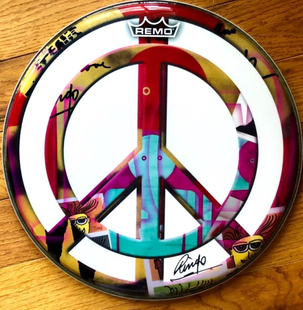Peace Sign 19 Drum Head