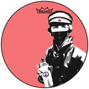 Bandana Man With Paint Can (Drum Head)